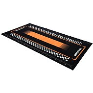 OXFORD textilní koberec pod motocykl PITLANE ORANGE L oranžová/černá, rozměr 200 x 100 cm, splňující - Motorcycle Mat