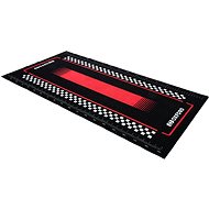 OXFORD textilní koberec pod motocykl PITLANE RED L červená/černá, rozměr 200 x 100 cm, splňující pře - Motorcycle Mat