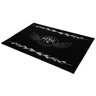 OXFORD door mat FLAME grey/black, size 90 x 60 cm - Doormat