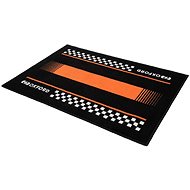 OXFORD door mat PITLANE ORANGE orange/black, size 90 x 60 cm - Doormat