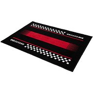 OXFORD door mat PITLANE RED red/black, size 90 x 60 cm - Doormat