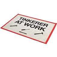 OXFORD door mat TINKERER red/gray, size 90 x 60 cm - Doormat