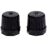 OXFORD car valve cap (black, plastic, pair) - Valve Caps