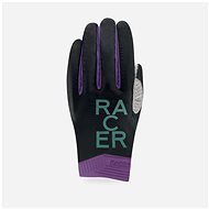 Racer GP Style 2, černá/fialová, velikost M - Motorcycle Gloves