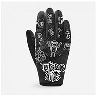 Racer Turbo Kid, black/white, size 4 years - Motorcycle Gloves