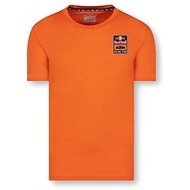 Red Bull KTM Backprint T-Shirt, narancssárga, S méret - Póló