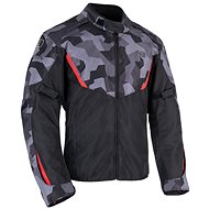 Oxford Delta 1.0, grey camo/red/black, 4XL - Motorcycle Jacket