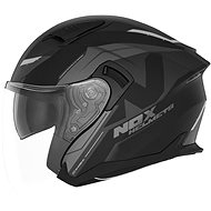 NOX N130 Klint 2024, matte black, titanium, size 2XL - Motorbike Helmet