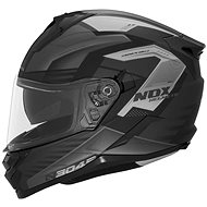 NOX N304S Carver 2024, matte black, titanium, size M - Motorbike Helmet