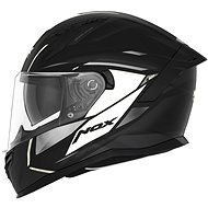NOX N401 Xeno 2024, matte black, white, size S - Motorbike Helmet