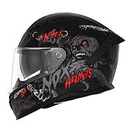 NOX N401 Zumbi 2024, matte black, red, size XS - Motorbike Helmet