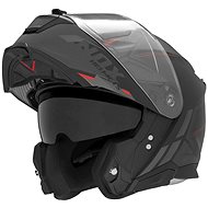 NOX N967 Synchro 2024, matte black, red, size S - Motorbike Helmet