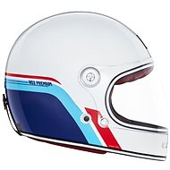 NOX PREMIUM Revenge 2024, white, blue, red, size XL - Motorbike Helmet