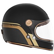 NOX PREMIUM Revenge 2024, černá matná, zlatá, velikost L - Motorbike Helmet