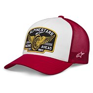 Alpinestars Heritage Patch Trucker white / red - Baseball Cap