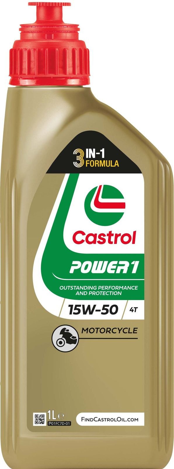 Castrol Power 1, 4T, 15W-50, 1 l - Motor Oil