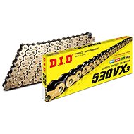 D. I. D Chain VX X-Series 530VX3 112 L gold/black ring chain - Motorcycle Chain