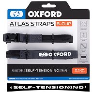 OXFORD Atlas B-Clip luggage straps, 2 pcs, 17 mm × 2 m, grey - Strap