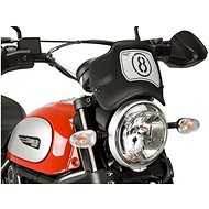 PUIG Plexi shield FRONTAL PLATE carbon look, 140.9177C - Motorcycle Plexiglass