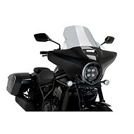 PUIG Plexi shield HIGH - ROAD smoke, 350 × 500, 140.21545H - Motorcycle Plexiglass