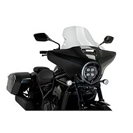 PUIG Plexi shield HIGH - ROAD transparent, 350 × 500, 140.21545W - Motorcycle Plexiglass