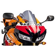 PUIG Plexi shield RACING smoke, 240 × 280, 140.6478H - Motorcycle Plexiglass