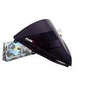 PUIG Plexi shield RACING dark smoke, 290 × 285, 140.4623F - Motorcycle Plexiglass