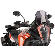 PUIG Plexi shield RACING dark smoke, 290 × 310, 140.9716F - Motorcycle Plexiglass