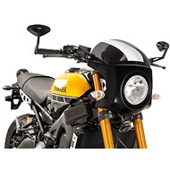 PUIG Plexi shield SEMI-FAIRING carbon look dark smoke, 390 × 315, 140.9188F - Motorcycle Plexiglass