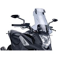 PUIG Plexi shield TOURING WITH VISOR smoke, 480 × 420, 140.6002H - Motorcycle Plexiglass