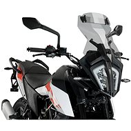 PUIG Plexi shield TOURING WITH VISOR smoke, 520 × 330, 140.20415H - Motorcycle Plexiglass
