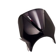 PUIG Plexi shield VISION black/dark smoke, 330 × 310, 140.005NF - Motorcycle Plexiglass