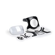 PUIG UNI Plexi SEMI-FAIRING carbon look transparent, 390 × 315, 140.9516W - Motorcycle Plexiglass