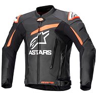 ALPINESTARS GP PLUS 4S, black/red fluo/white, 2024, size 52 - Motorcycle Jacket