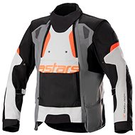 ALPINESTARS HALO DRYSTARS, light grey/dark grey/black/red fluo, 2024, size 5.5 mm, w/r. XL - Motorcycle Jacket