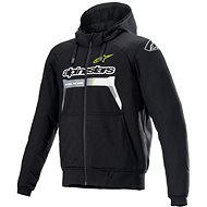 ALPINESTARS CHROME IGNITION HOODIES, black/yellow fluo/gray/white, 2024, size 4.5 mm, w/r. M - Motorcycle Jacket