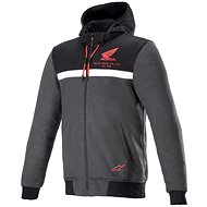 ALPINESTARS CHROME STREET HOODIE HONDA collectionS, black/gray/red, 2024, size 4.5 mm, w/r. S - Motorcycle Jacket