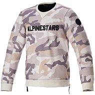 ALPINESTARS LEGIT CREW FLEECES, light grey camo, 2024, size 2024 M - Motorcycle Jacket