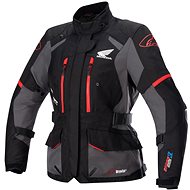 ALPINESTARS STELLA ANDES DRYSTAR HONDA collection, TECH-AIR 5 compatibleS, women's, black/grey/red - Motorcycle Jacket
