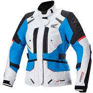ALPINESTARS STELLA ANDES DRYSTAR HONDA collection, TECH-AIR 5 compatibleS, women's, light grey/black - Motorcycle Jacket