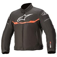ALPINESTARS T-SP S WATERPROOFS, children's, black/red fluo, 2024, size 130 - Motorcycle Jacket