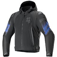 ALPINESTARS ZACA AIR VENOM WATERPROOFS, black/blue fluo, 2024 S - Motorcycle Jacket