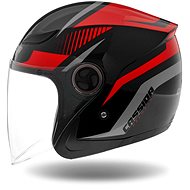 CASSIDA Reflex, black/red/gray, sizing. XL (61 to 62 cm) - Motorbike Helmet