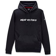 ALPINESTARS Linear Hoodie, black/white, size M - Sweatshirt