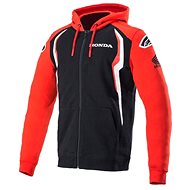 ALPINESTARS Honda 2024 hooded zip-up sweatshirt, red/black, size 2XL - Sweatshirt