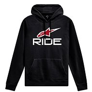 ALPINESTARS Sweatshirt Ride 4.0, black/white/red, size S - Sweatshirt