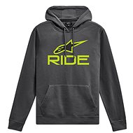 ALPINESTARS Sweatshirt Ride 4.0, grey/yellow/black, size M - Sweatshirt