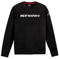 APLINESTARS Linear Crew 3 hoodie, black/white, size 2XL - Sweatshirt
