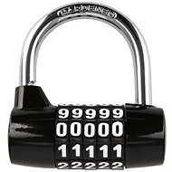 OXFORD U-lock profile 5-DIGIT (pin diameter 7 mm, black) - Padlock