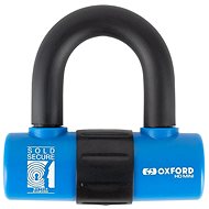 OXFORD U-lock profile HD MINI (black/blue, pin diameter 14 mm) - Bike Lock